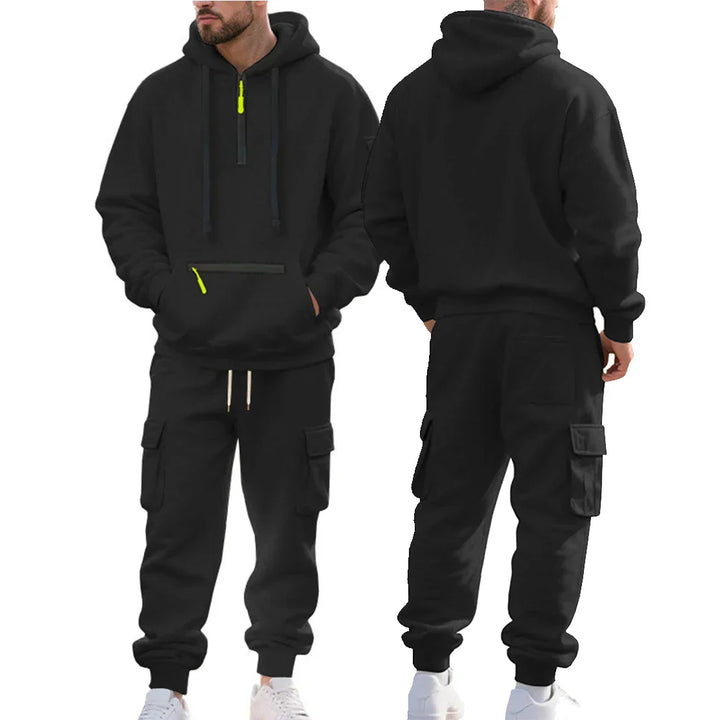 Ensemble hiver polyvalent Alex pour homme. Survêtement sportif chaud, confortable pour diverses activités décontractées.