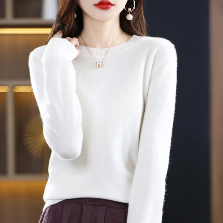 Pull chaud et doux pour femme, parfait pour l'hiver. Un style chic et mode, très confortable.