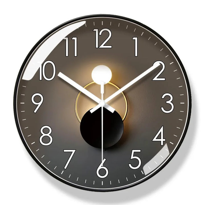 Horloge murale de haute qualité, design élégant et moderne. Mouvement silencieux quartz pour salon/bureau.