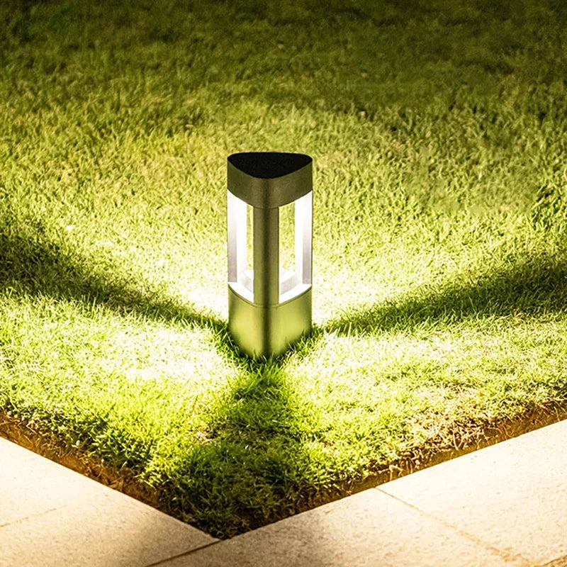 Design moderne, lampe de chemin LED pour un éclairage extérieur élégant de jardin et allées, haute qualité.