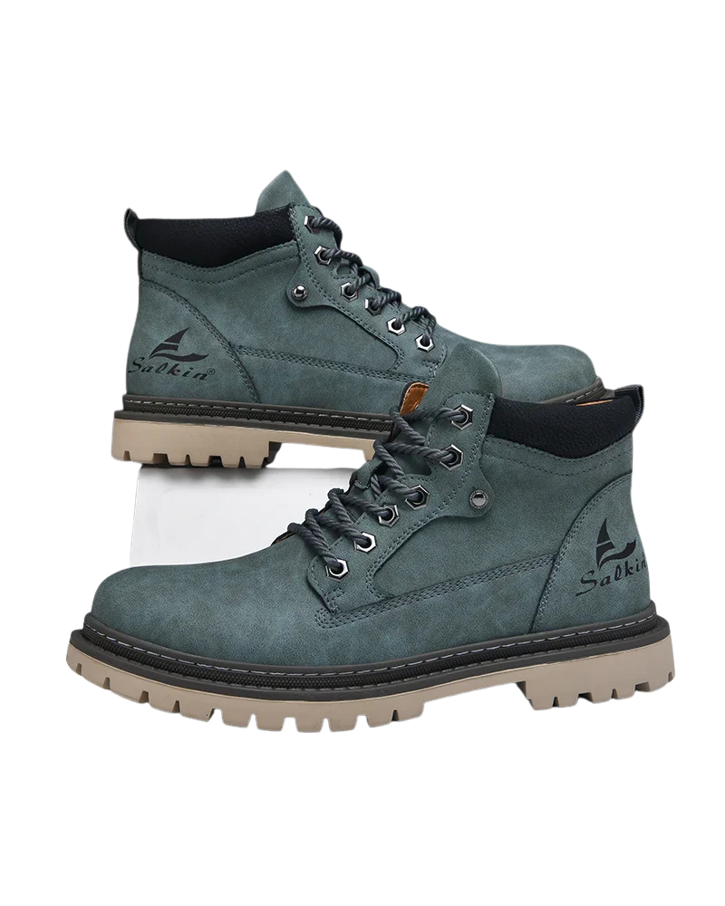 Bottines homme confortables, idéales hiver/automne. Cuir robuste, semelle durable. Mode masculine polyvalente.