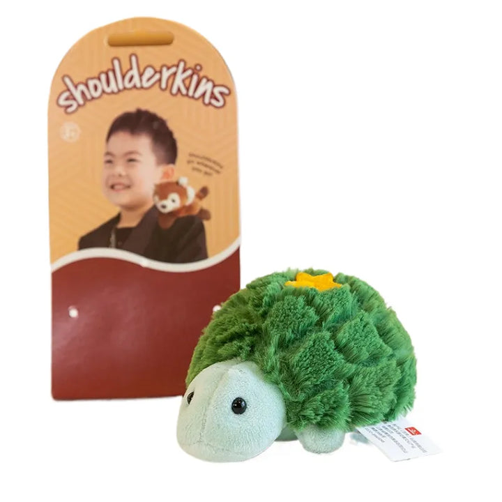 Cadeau original: peluche animale magnétique d'épaule, doux et attachant, idéal pour les enfants.