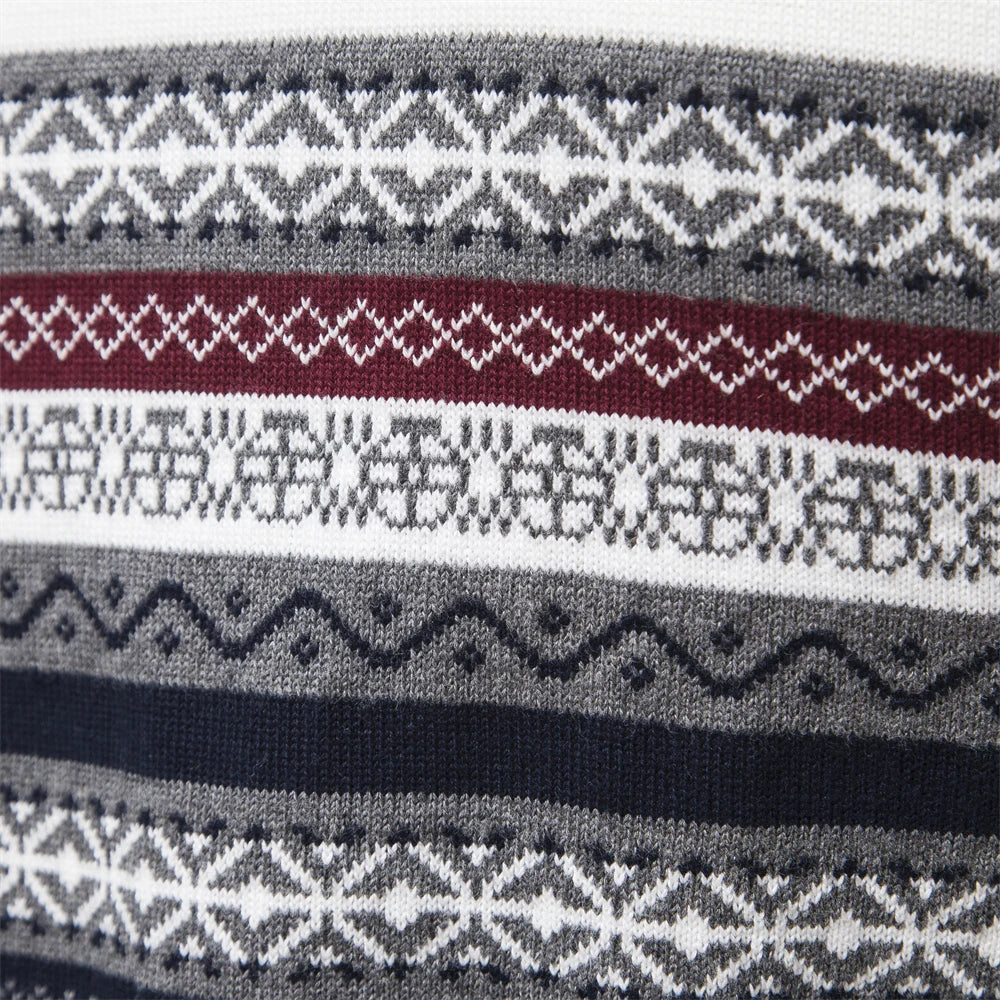 Pull homme élégant et confortable. Son design rétro chic offre un look intemporel pour la mode masculine.