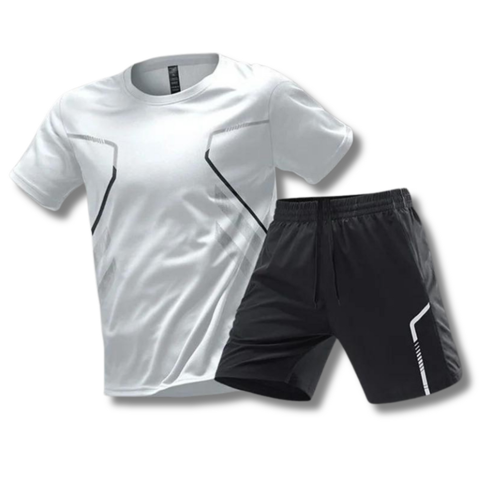 T-shirt sport homme respirant à séchage rapide. Parfait pour gym, course & entraînements intenses. Confort optimal.