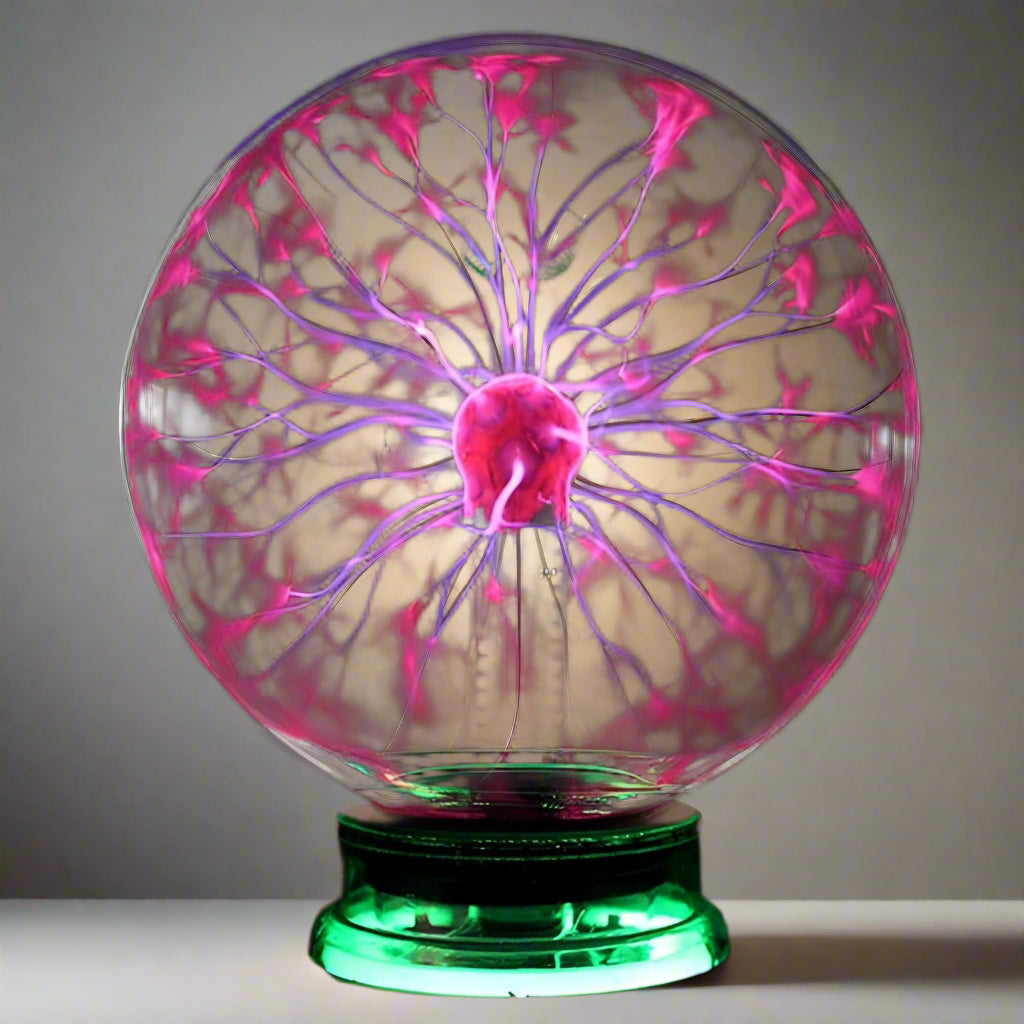 Éveil scientifique avec ce globe plasma LED interactif. Une décoration fascinante qui invite à explorer la physique de la lumière.