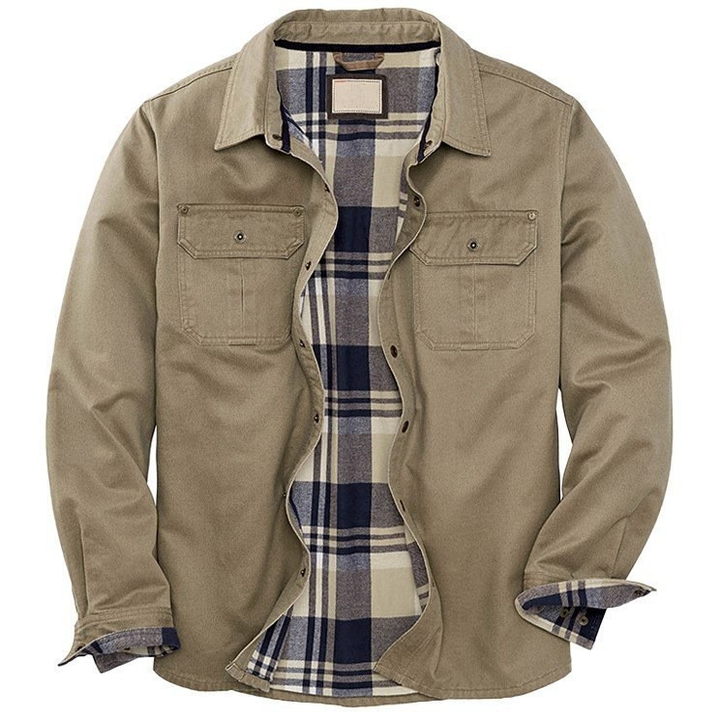 Veste trucker homme, style classique et robuste, en tissu ciré, résistant à l'eau, vêtement extérieur mode.