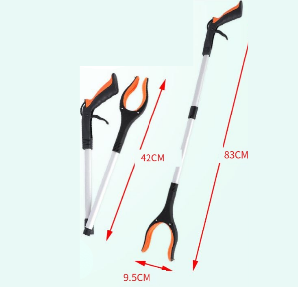 Pince de préhension EasePicker, un outil d'aide essentiel. Atteignez tout, du sol au plafond, avec aisance.
