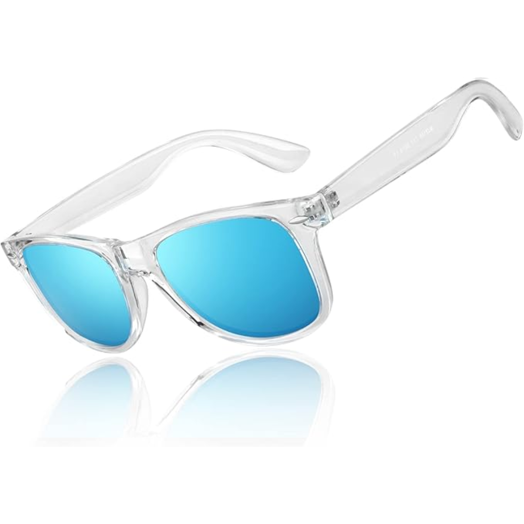 Lunettes de soleil vintage Jamie, inspiration années 80, verres polarisés pour un confort visuel.