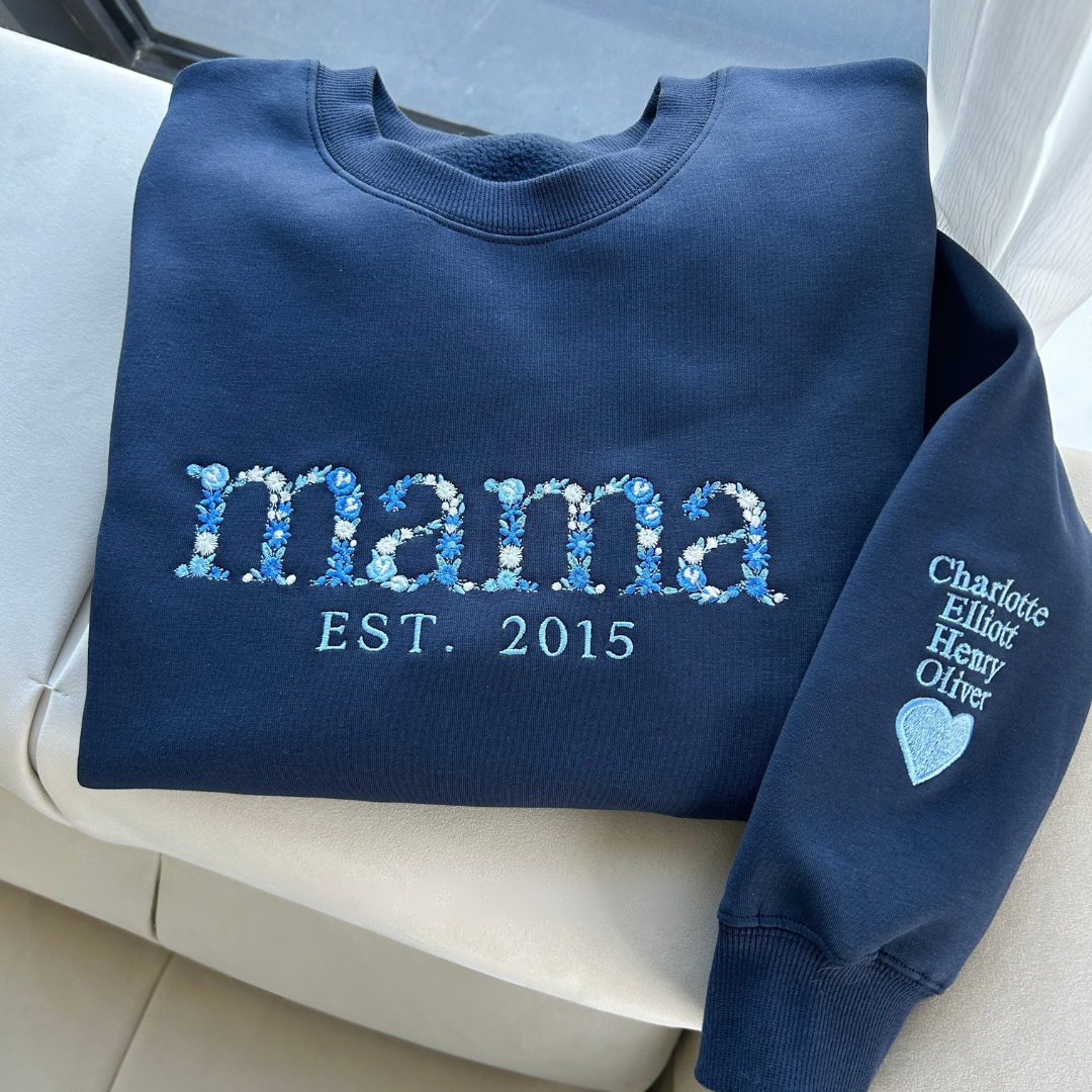 Vêtement femme confortable et tendance: sweatshirt RoseThread personnalisé, excellente idée cadeau d'anniversaire pour maman.