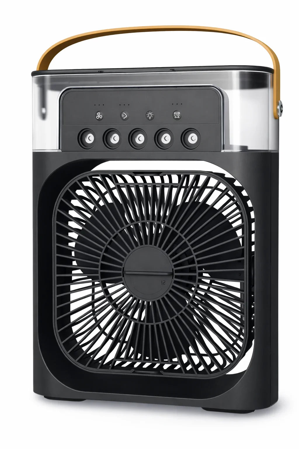Ventilateur brumisateur portable USB 3 vitesses, idéal pour rafraîchir bureau ou maison en été. Apportez de la fraîcheur partout.