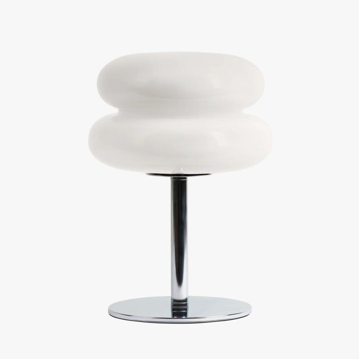 Lampe de table sculpturale, parfaite pour bureau, salon ou chambre, son style mid-century est polyvalent.