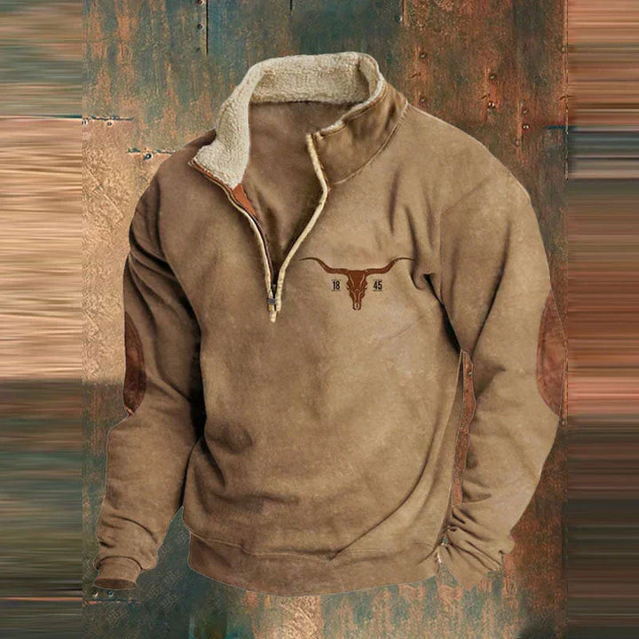 Pull homme Ethan, style moderne et chic, idéal pour une tenue décontractée et chaude en hiver.