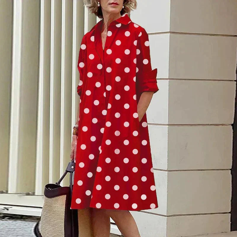 Robe midi polyvalente femme, décontractée et confortable, avec poches, idéale pour l'été.