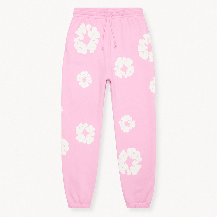Survêtement homme ultra confortable, imprimé fleurs. Parfait pour la détente ou les activités sportives légères.