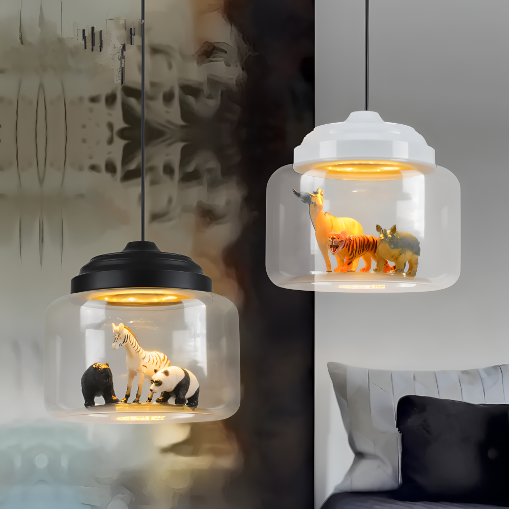 Plafonnier suspendu nordique pour chambre de bébé, design inspirant pour un sommeil paisible.