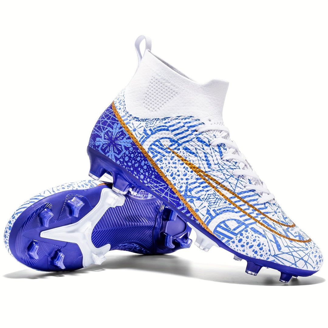 Chaussures de foot Dario hommes avec crampons pour une adhérence et stabilité exceptionnelles, idéales pour l'entraînement.