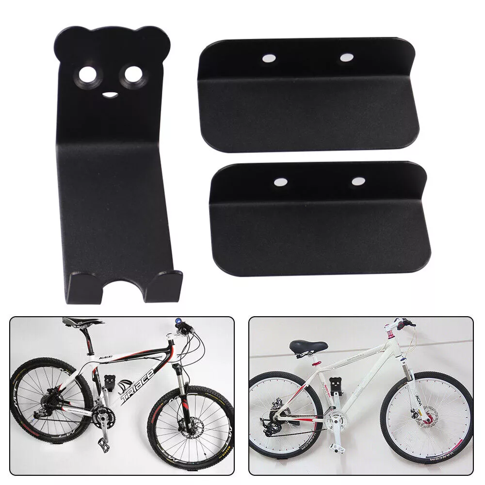 Support mural robuste pour vélo VTT, vélo électrique ou de route, libérant de l'espace au sol.