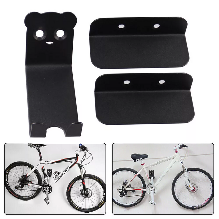 Support mural robuste pour vélo VTT, vélo électrique ou de route, libérant de l'espace au sol.