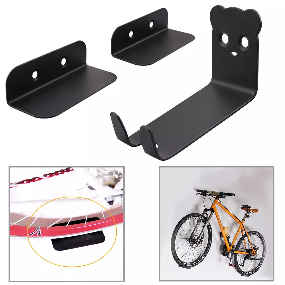 Rangement vélo mural efficace, parfait pour petits garages ou appartements, optimise l'espace.