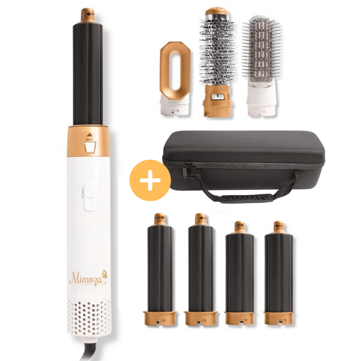 Airstyler brosse soufflante 7-en-1 Lyra pour femmes, coiffure volume et brillance.