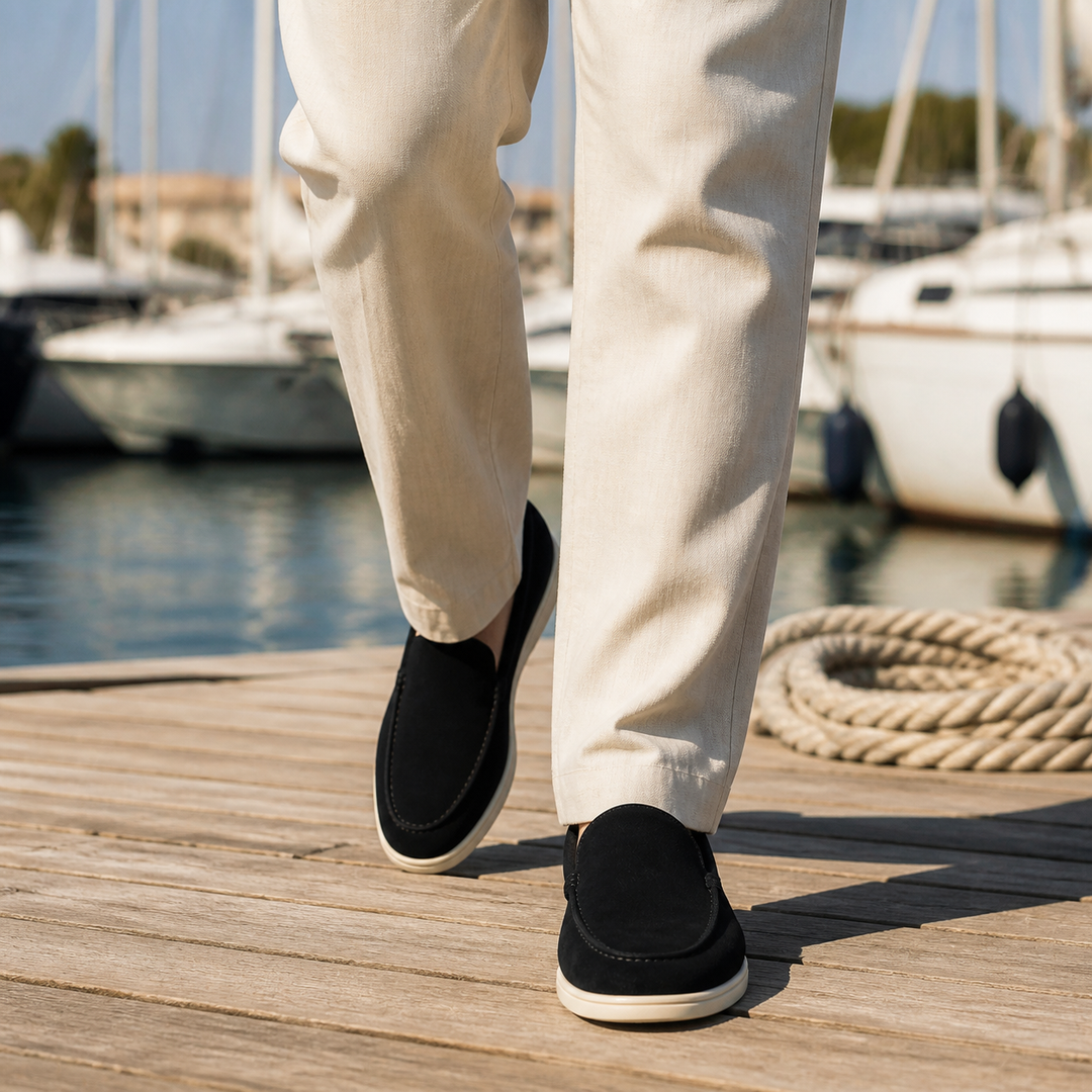 Mocassins homme polyvalents, chaussures à enfiler pour un confort décontracté.