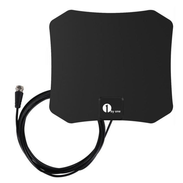 Antenne HDTV intérieure plate pour TV gratuite, sans abonnement mensuel.