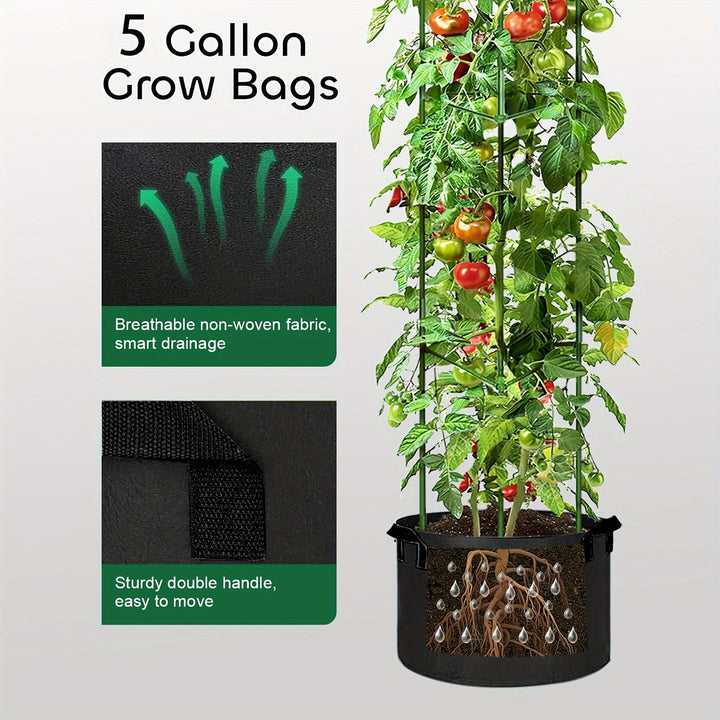 Support de culture pour tomates TOMABOX. Jardinière robuste pour patio et balcon. Facilite croissance des légumes.