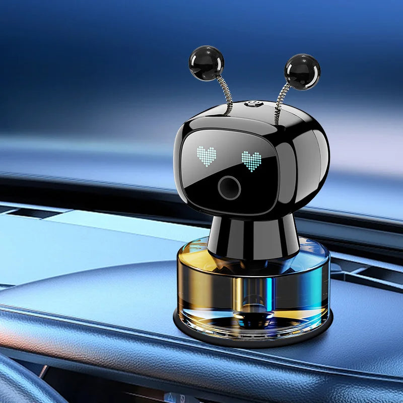 Améliorez l'habitacle: diffuseur parfum voiture intelligent, robot aromathérapie sans fil pour une fraîcheur auto.