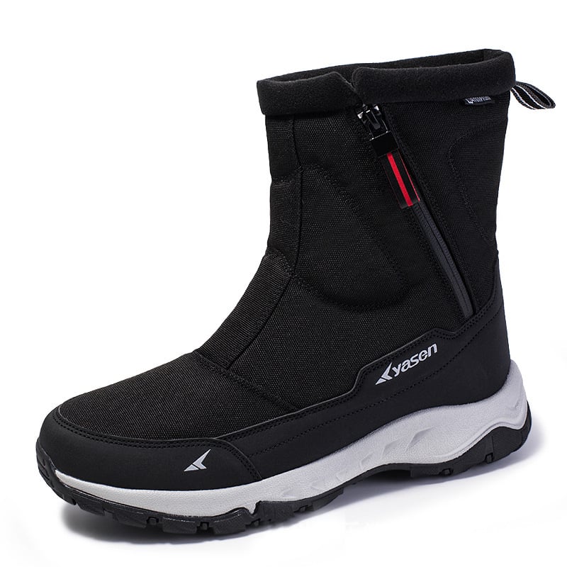 Bottes homme, confort exceptionnel. Imperméables et chaudes, conçues pour le froid et la neige hivernale.