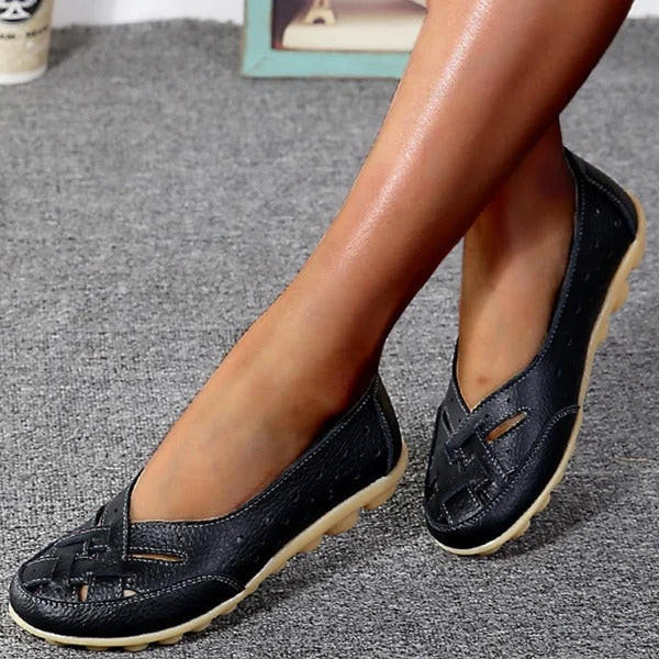 Chaussures plates légères pour femme, idéales printemps/été.