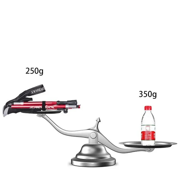Bâtons de trekking en aluminium, design pliable et réglable pour un ajustement parfait en randonnée et marche.