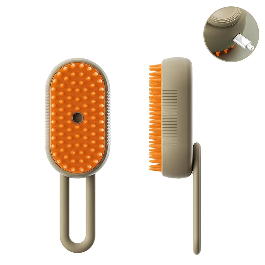 Accessoire de toilettage pour chat : peigne vapeur doux. Pour un brossage agréable et un pelage lustré.