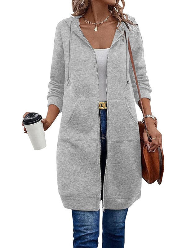 Sweat à capuche zippé femme, mode décontractée. Confortable et polyvalent pour le quotidien ou layering.