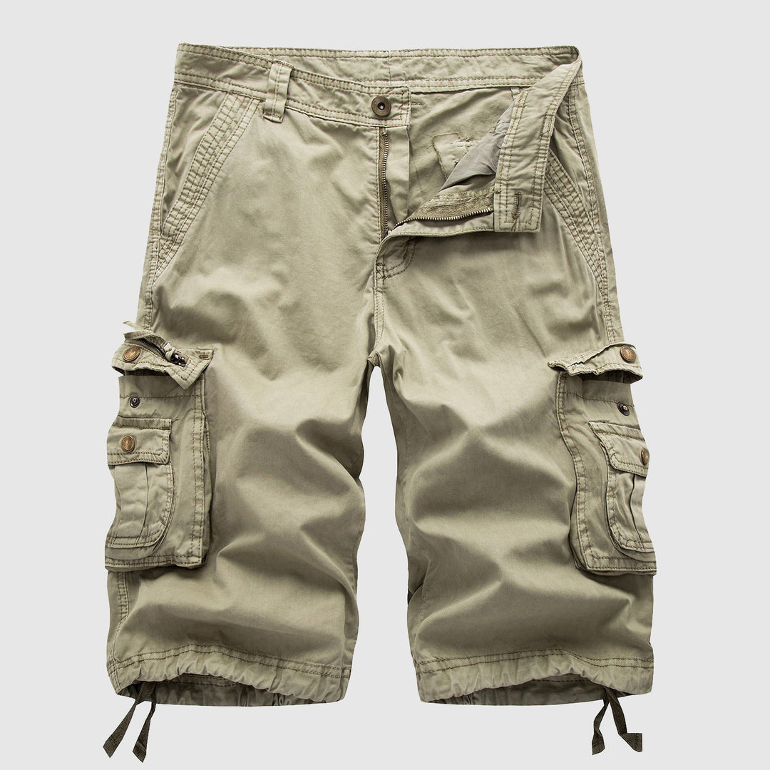 Short décontracté homme, coupe confortable, style cargo, idéal pour été et loisirs.
