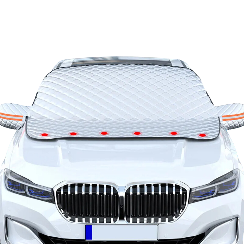 Protection pare-brise magnétique FrostGuardia pour voiture. Préservez votre véhicule du gel et de la chaleur.