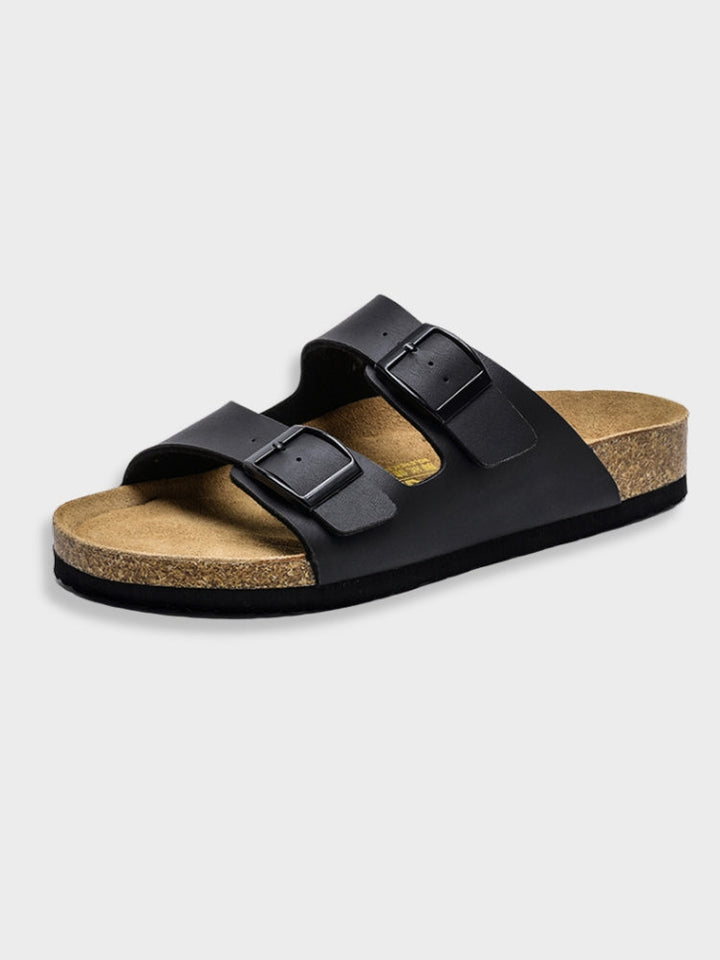 Sandales Arizona confortables pour femmes, design élégant et plat. La chaussure d'été parfaite pour la mode décontractée.