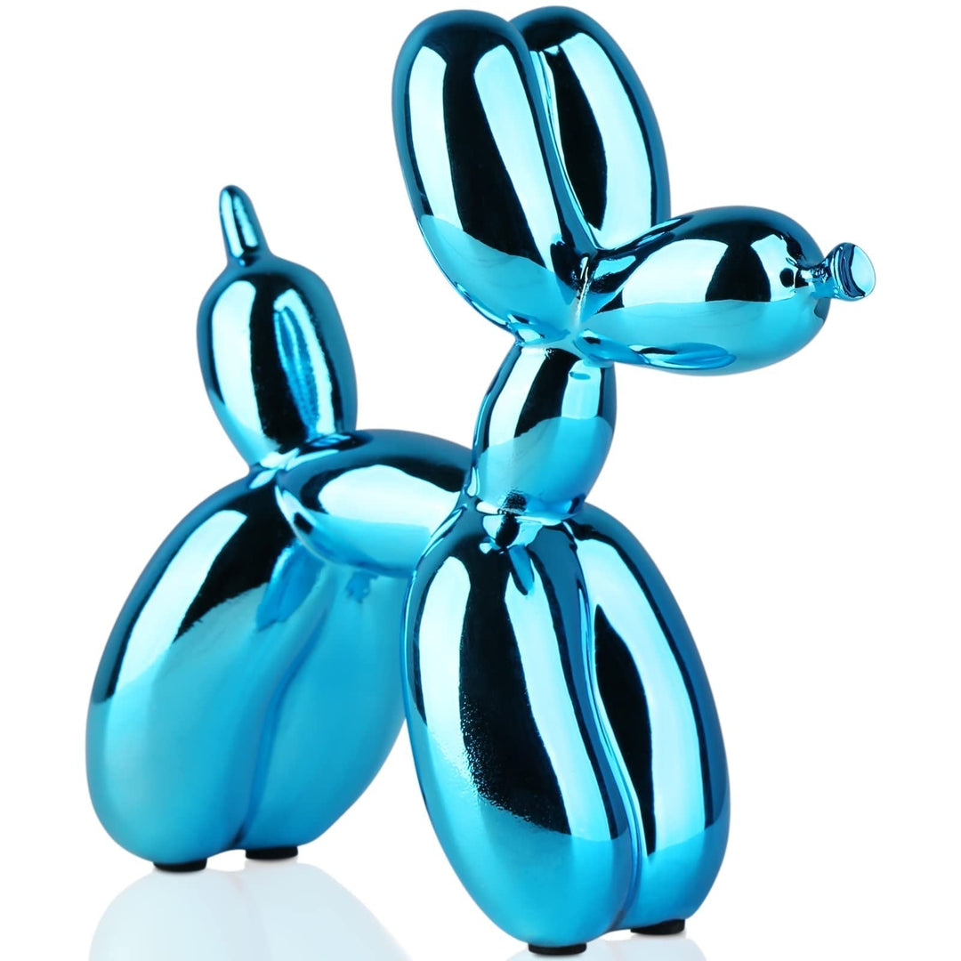 Décoration design: sculpture de chien ballon, touche fantaisie lumineuse pour la maison.