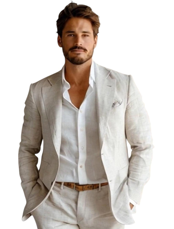 Blazer homme léger et respirant, parfait pour l'été. Style décontracté chic, idéal pour vos tenues estivales.