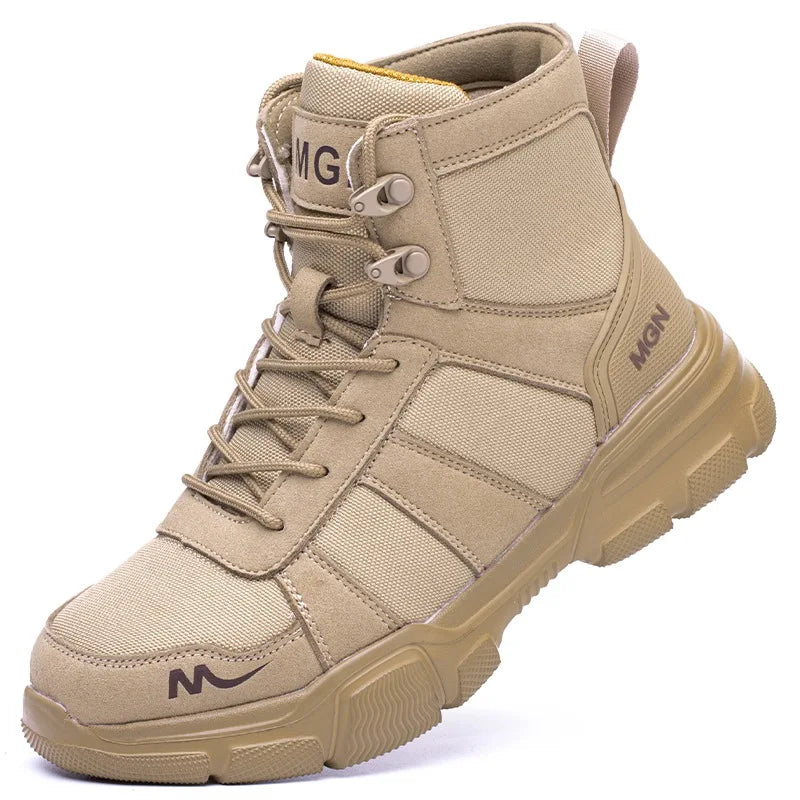 Bottes de travail robustes pour industrie et bâtiment. Protection optimale avec embout acier & anti-perforation.