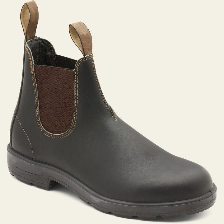 Bottines Chelsea hommes noires, style intemporel, idéales pour confort urbain et look élégant quotidien.