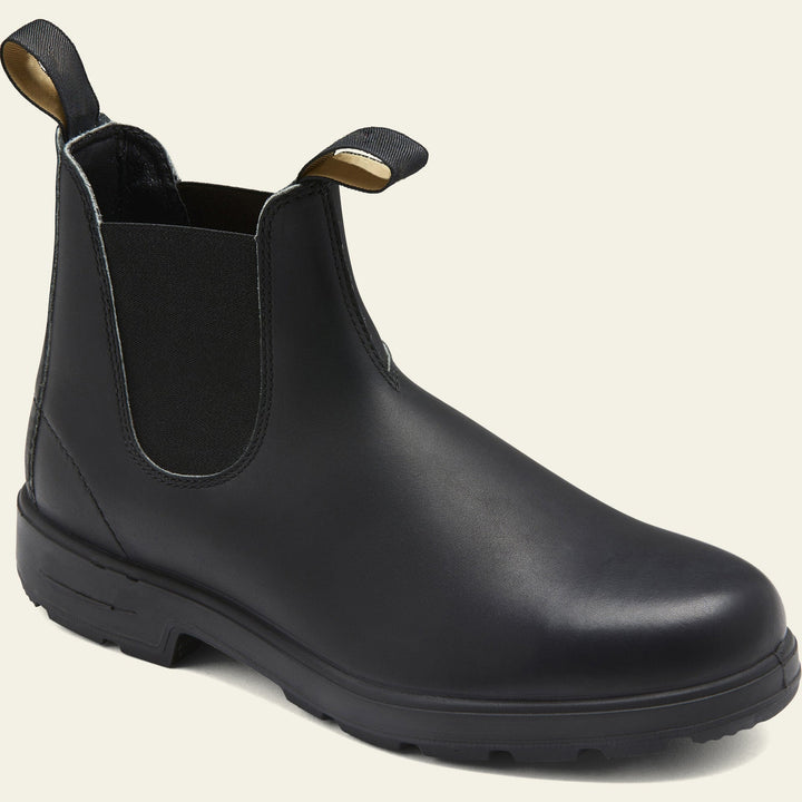 Chaussures d'hiver hommes, bottines Chelsea résistantes, idéales pour un style urbain élégant et confort.