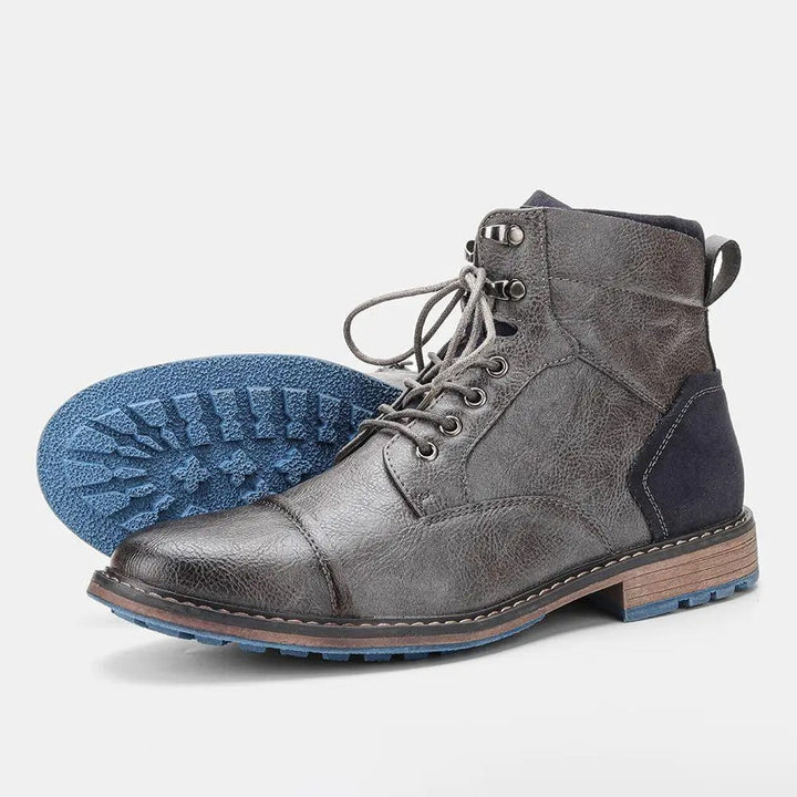 Bottines homme confortables et orthopédiques, parfaites pour le soutien et la stabilité lors de l'usage quotidien.