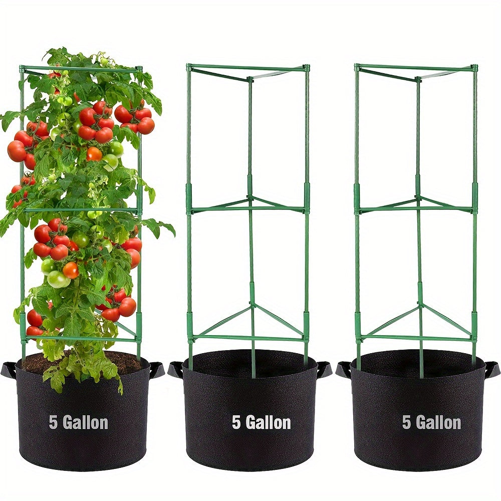 TOMABOX, support de culture en plastique PP durable. Grande capacité pour tomates et légumes. Parfait jardinage.