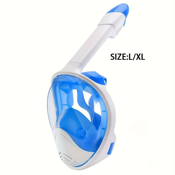 Masque de plongée en silicone, confort et anti-buée. Vision 180°, support caméra pour l'aventure.