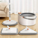 3 têtes de mop supplémentaires + seau multifonction + 6 pièces de chiffon