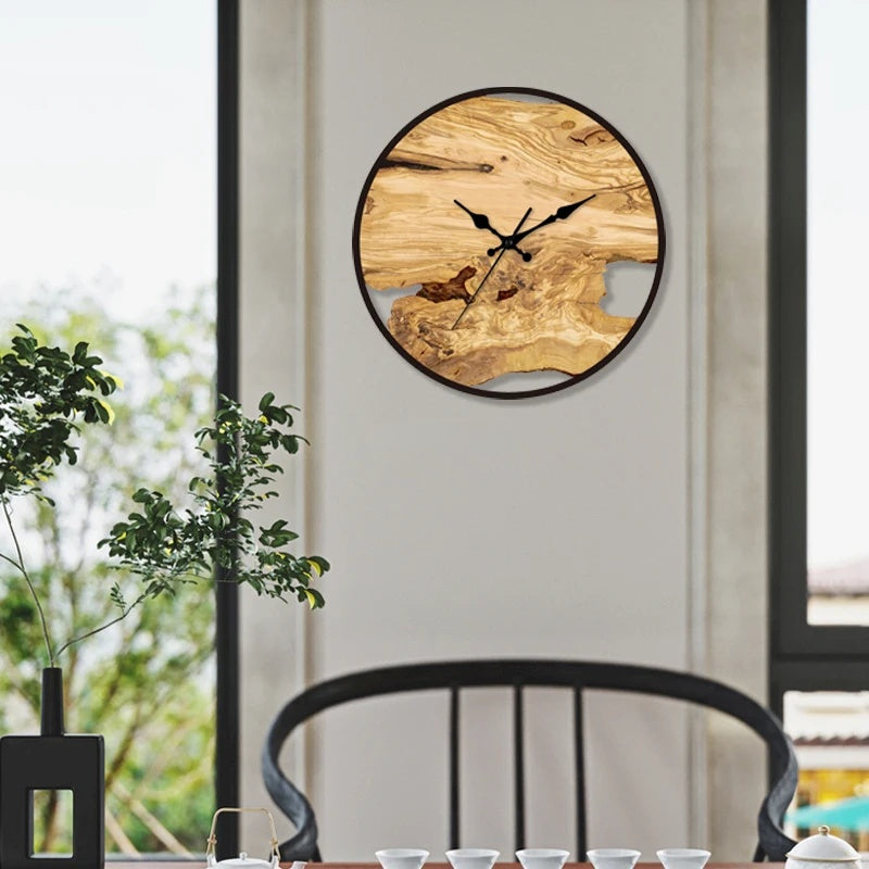 Horloge murale Glimmor transparente minimaliste en acrylique, design moderne silencieux pour décoration intérieure élégante.