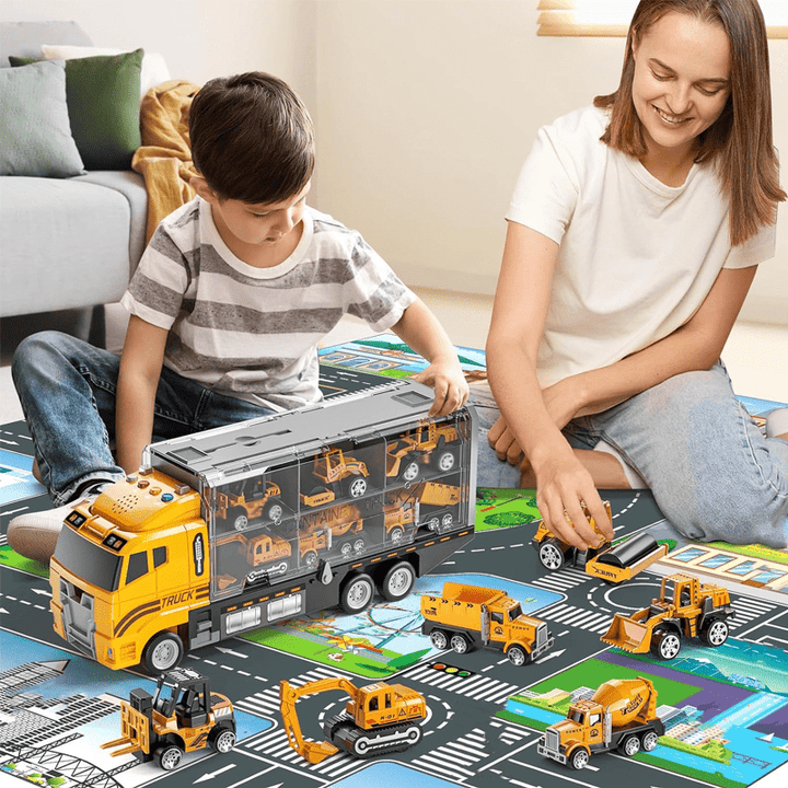 Jeu éducatif de construction pour enfant, essentiel pour le développement de la motricité et l'imagination dès 3 ans.