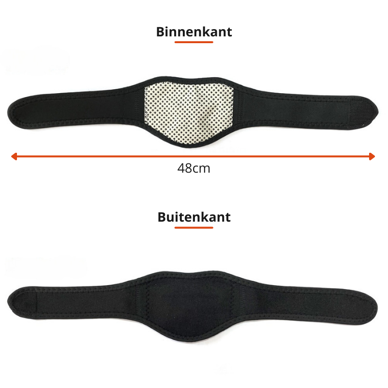 Collier cervical chauffant pour la nuque, thérapie magnétique tourmaline, soulage douleur et apporte confort.