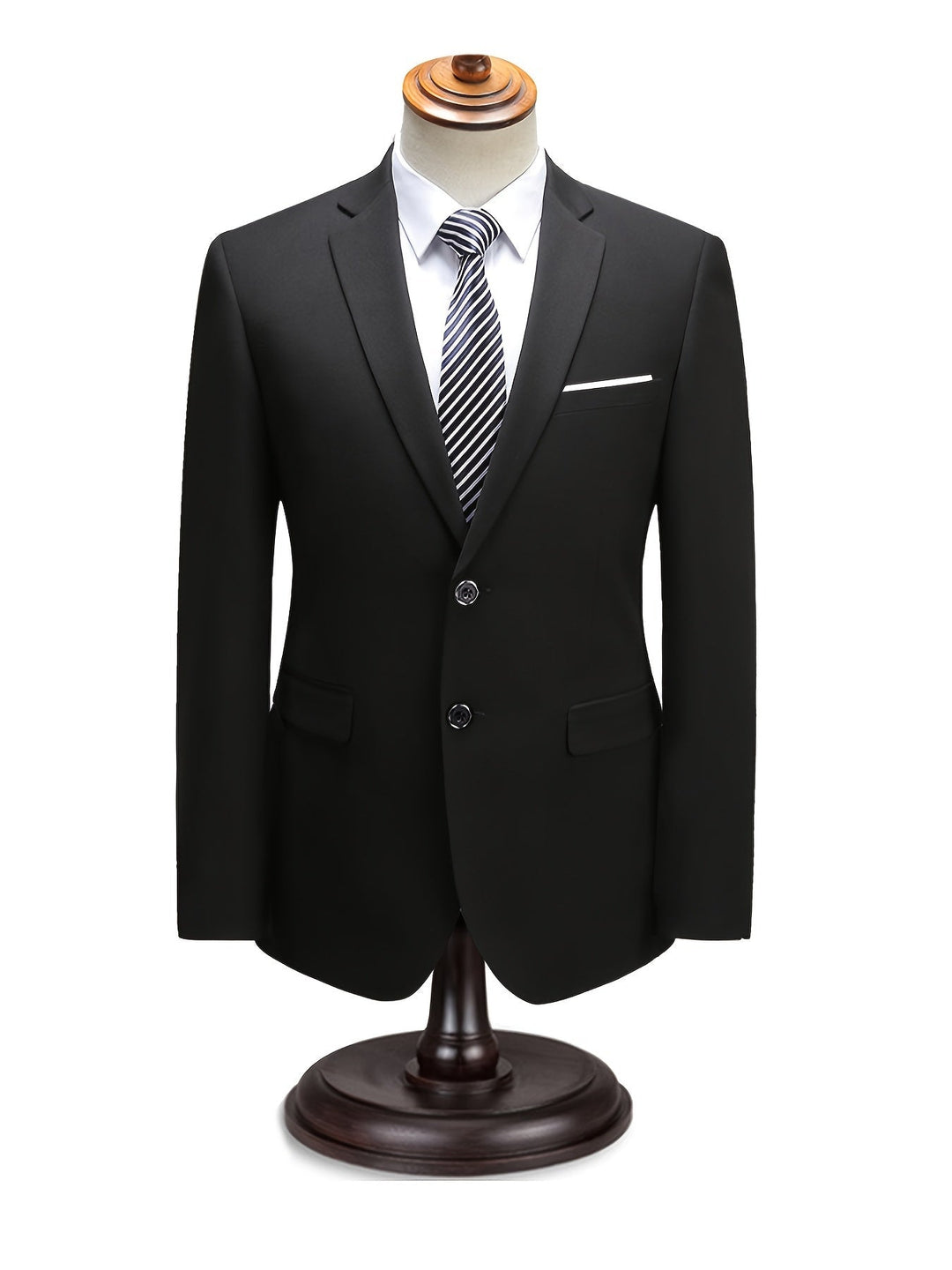 Costume homme polyvalent, slim fit, veste et pantalon pour bureau, soirée ou mariage.