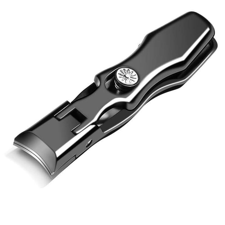 Coupe-ongles ergonomique pour ongles durs/épais. Outil de toilettage efficace mains/pieds, anti-éclaboussures.